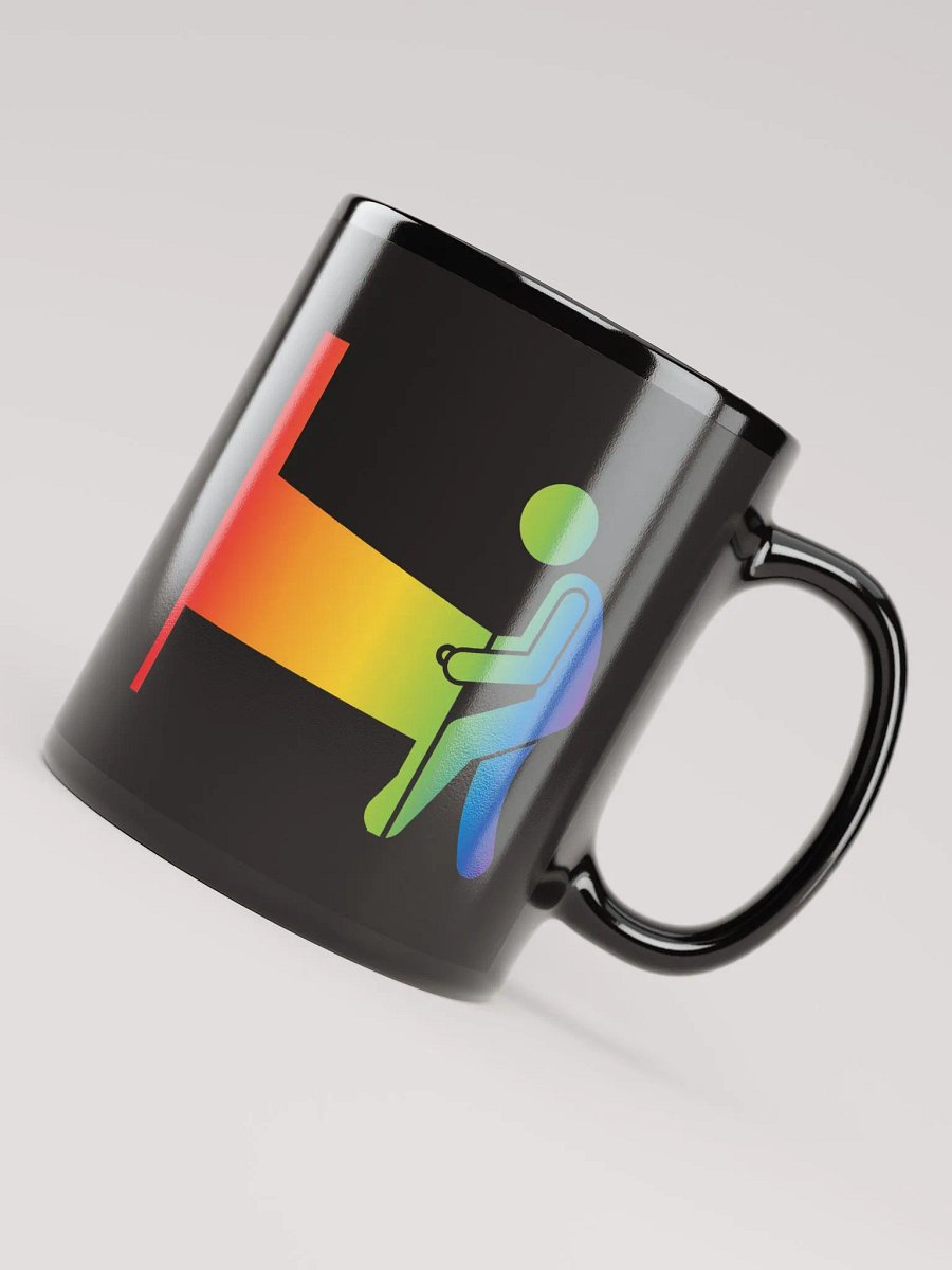Black Rainbow Player Silhouette Mug product image (4)