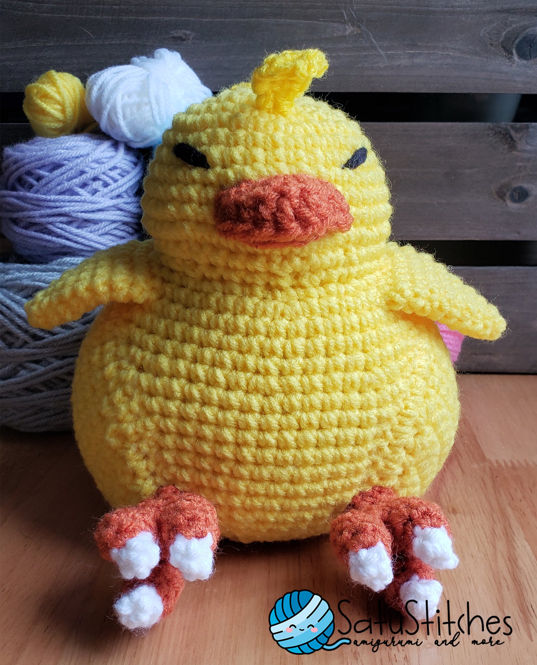 Fat Chocobo Crochet Pattern product image (3)