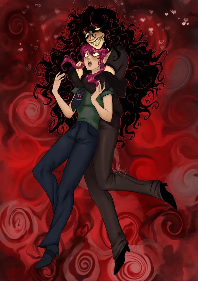 Art I commissioned from xocotorro I’m sharing it they did a wonderful job drawing Suki and doe together! #johndoegame #johndoe #johndoefanart #yumeship #johndoeplus 