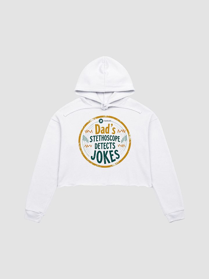 Dad's Stethoscope Crop Hoodie product image (2)