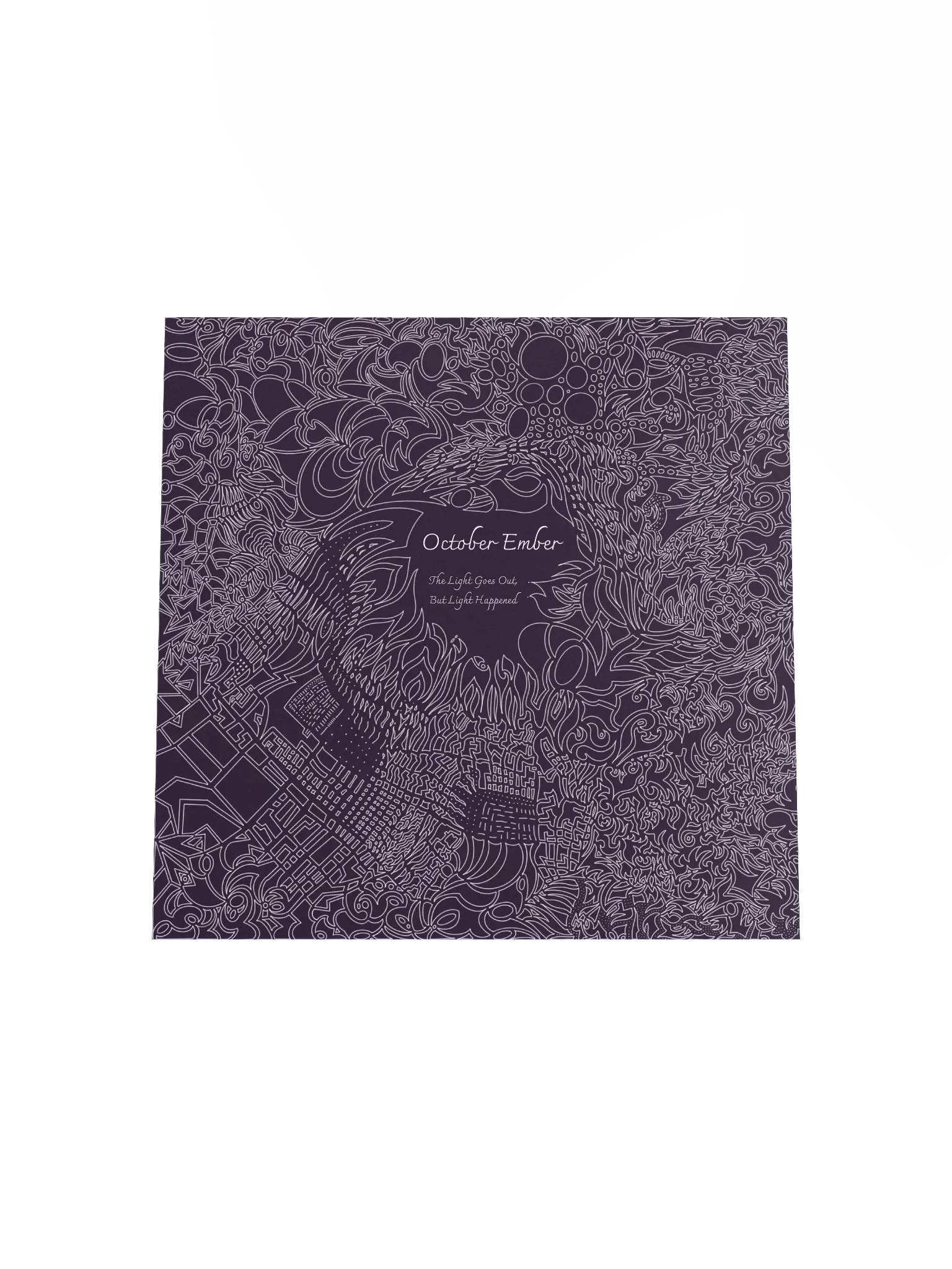 Album Cover Art Print OE's "The Light Goes Out, But Light Happened" product image (4)
