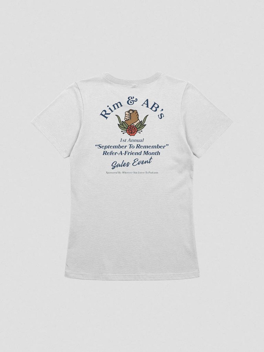 Refer-a-Friend Month T-Shirt (Women's) (Front and back) product image (4)