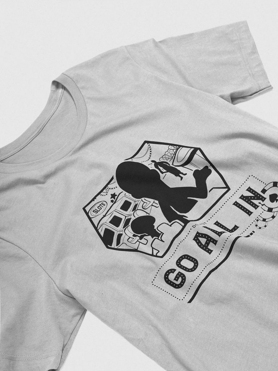 DO NOT GO ALL IN Supersoft T-Shirt Black Logo product image (3)