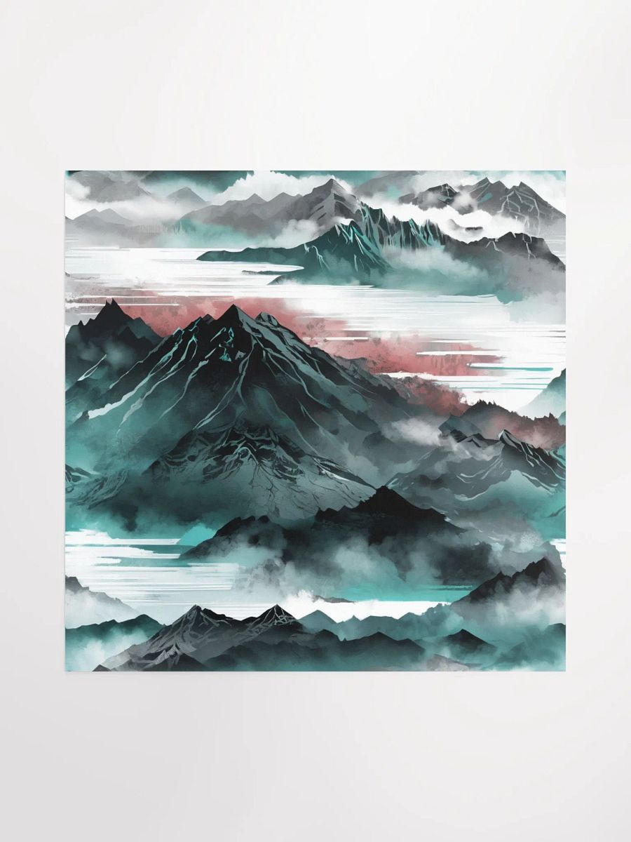 Abstract Alpine Serenity Poster product image (1)