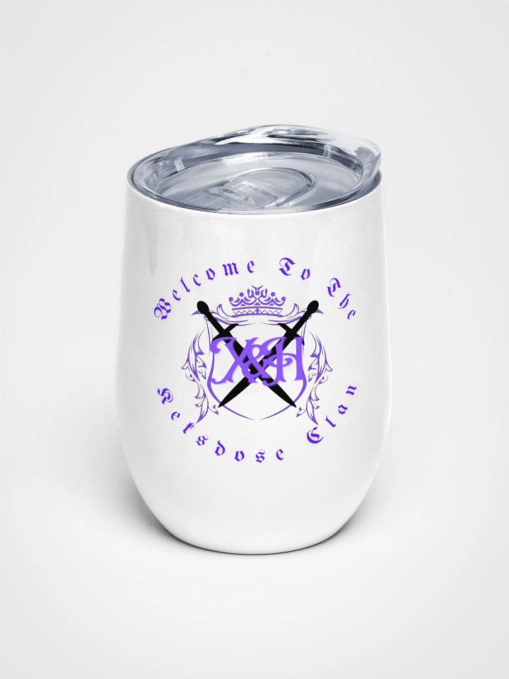 Welcome To The Keksdose Clan' Wine Tumbler product image (1)