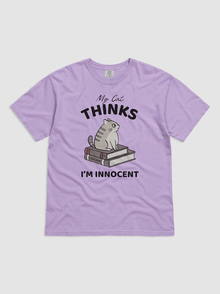 Hand-drawn Purr-fect Gift for Cat Moms Who Love Murder Mysteries - True Crime Graphic Tee product image (12)