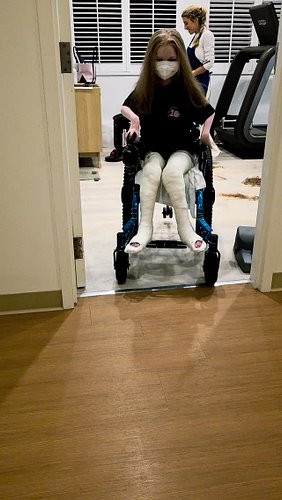 Ana got a haircut today at @quantumhouse! There's a hairdresser who comes in almost weekly and donates her time and services ...