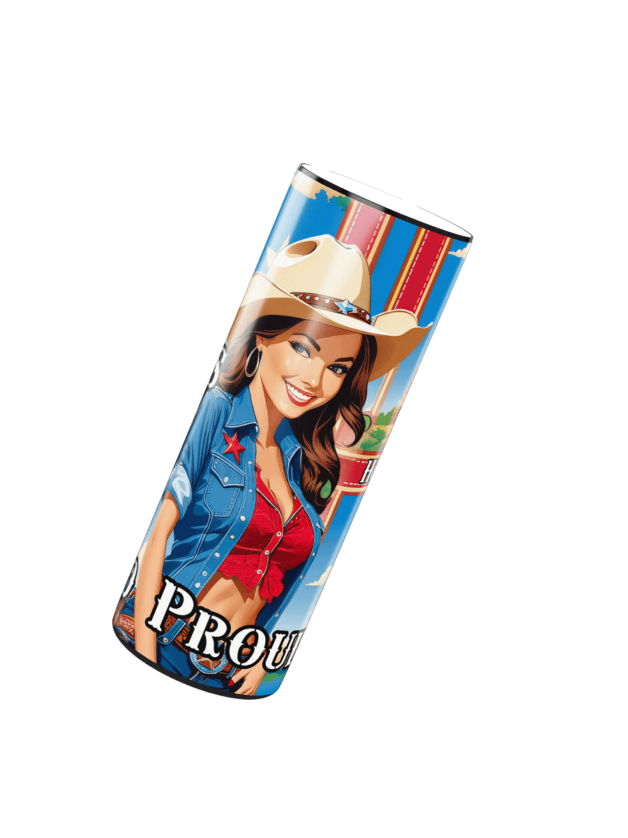 Texas Girl 20 oz Skinny Stainless Steel Tumbler - v4 product image (3)