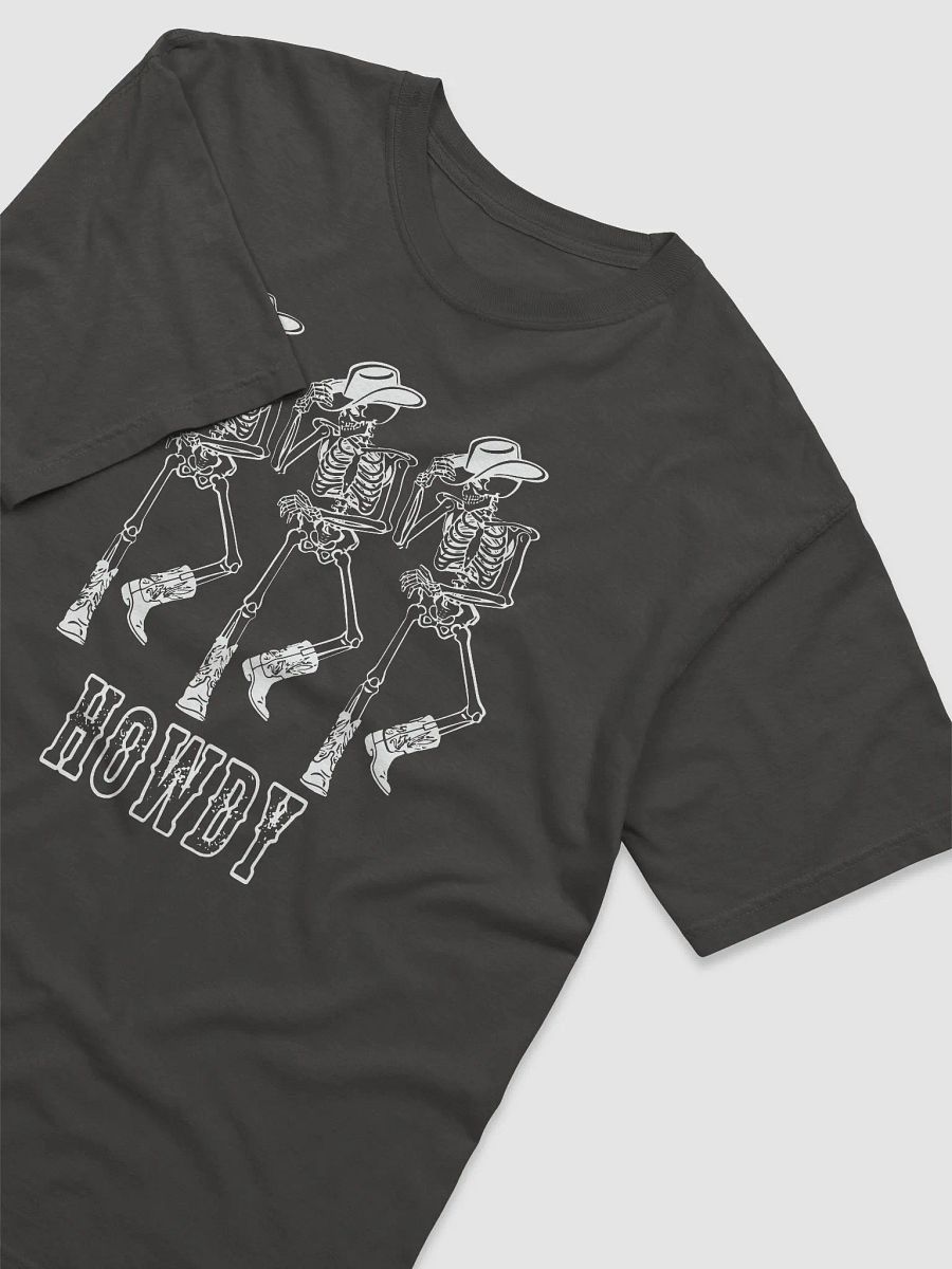 Howdy Cowboy Skeletons T-Shirt | Funny Western-Themed Fall and Halloween T-Shirt Design product image (20)