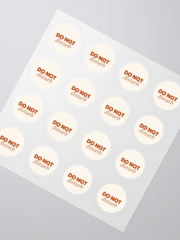 Do Not Disturb Stickers product image (2)