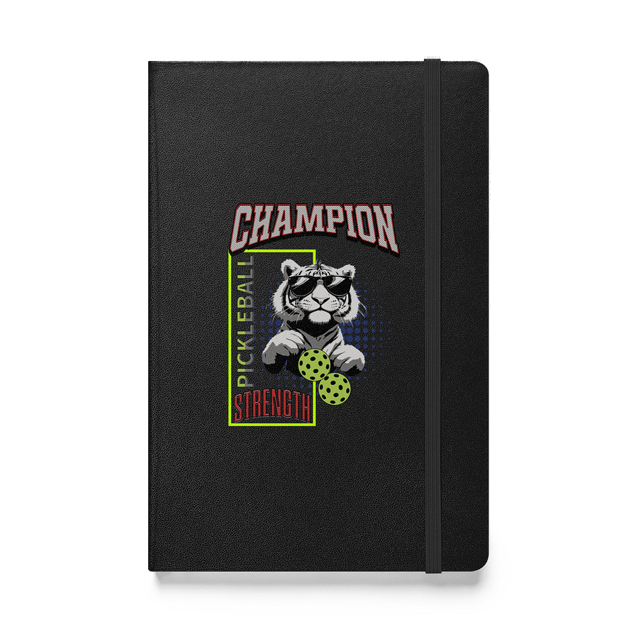 Champion Pickleball Strength Tiger Hardcover Notebook product image (1)