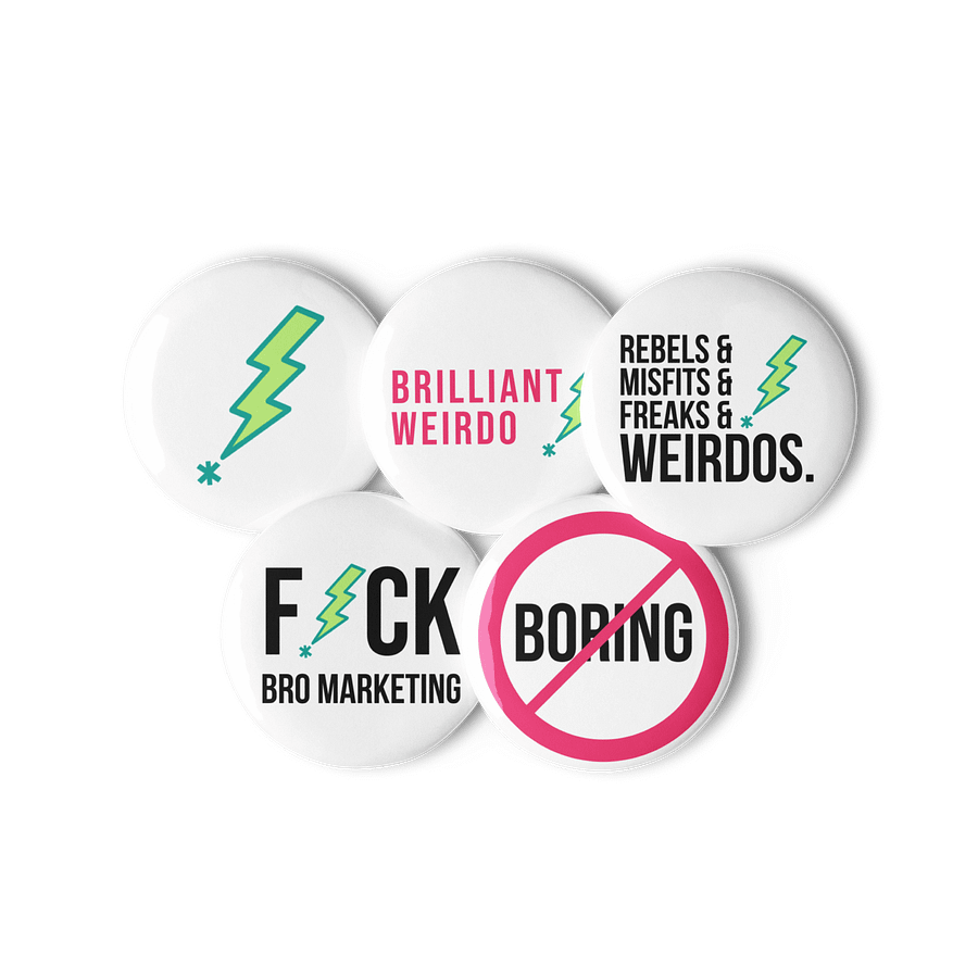 Brilliant Weirdo Pin Set - Light product image (2)