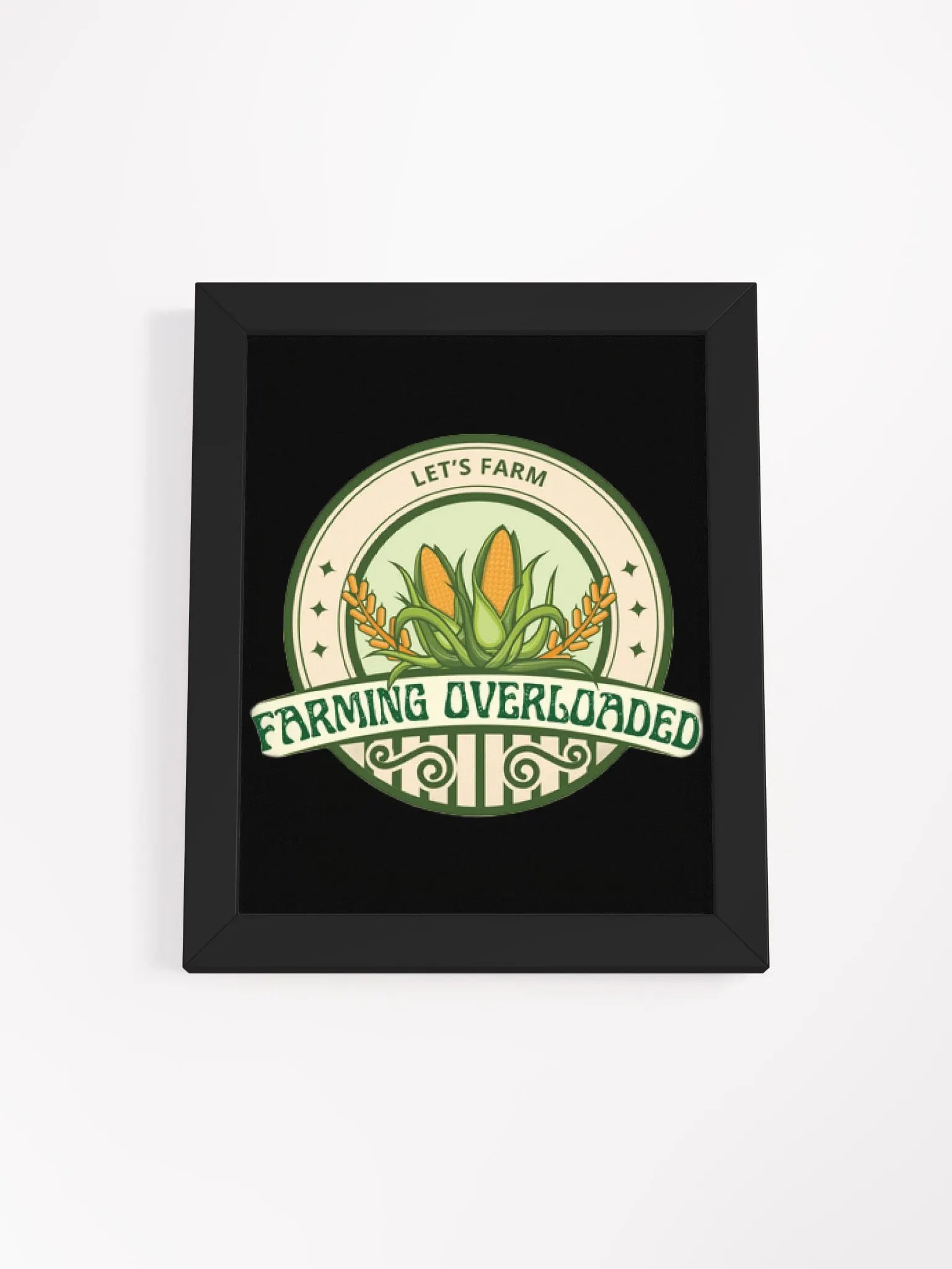 Farming Overloaded Framed Poster product image (1)