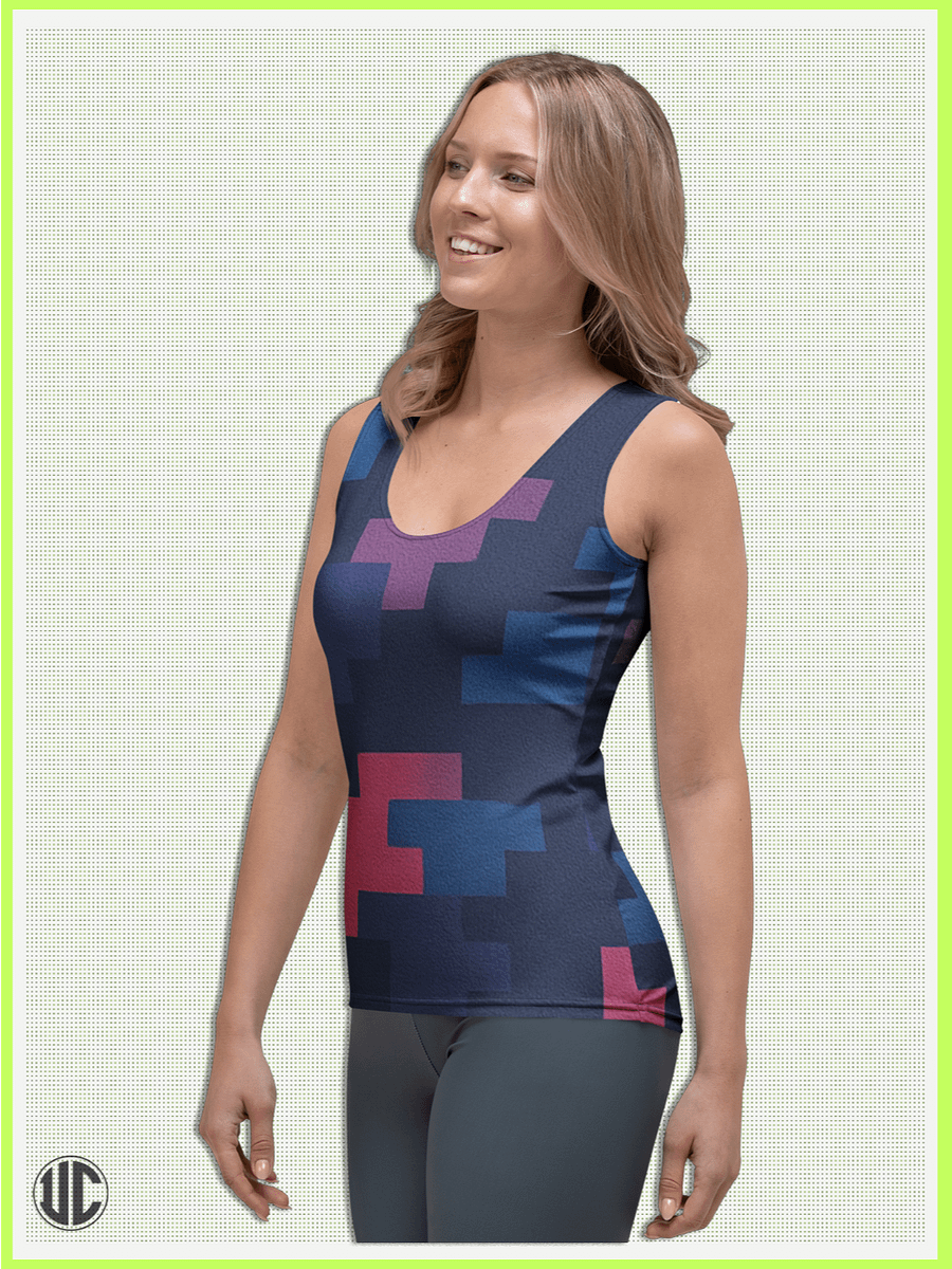 Jin’s Urban Digital Camo – Women’s Tank Top product image (1)