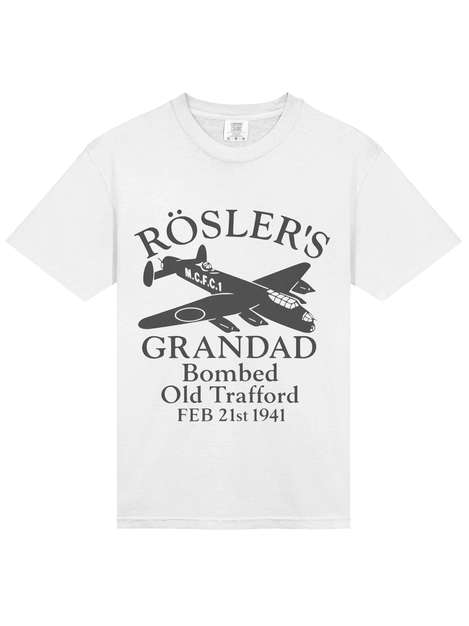 Rosler’s Grandad Bombed Old Trafford 1941 Shirt product image (23)