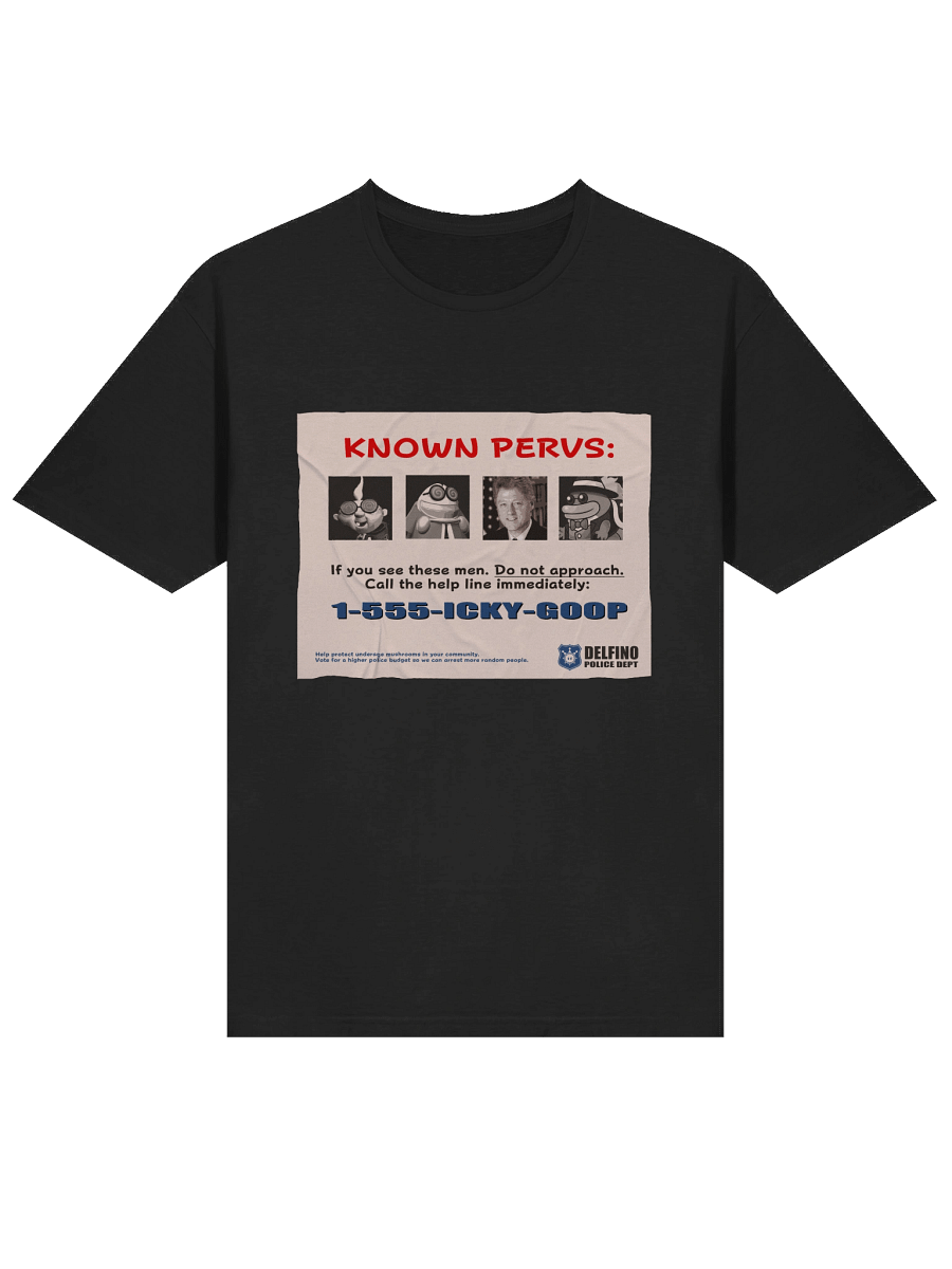 "Known Pervs" Poster Shirt (Bill Clinton) product image (16)