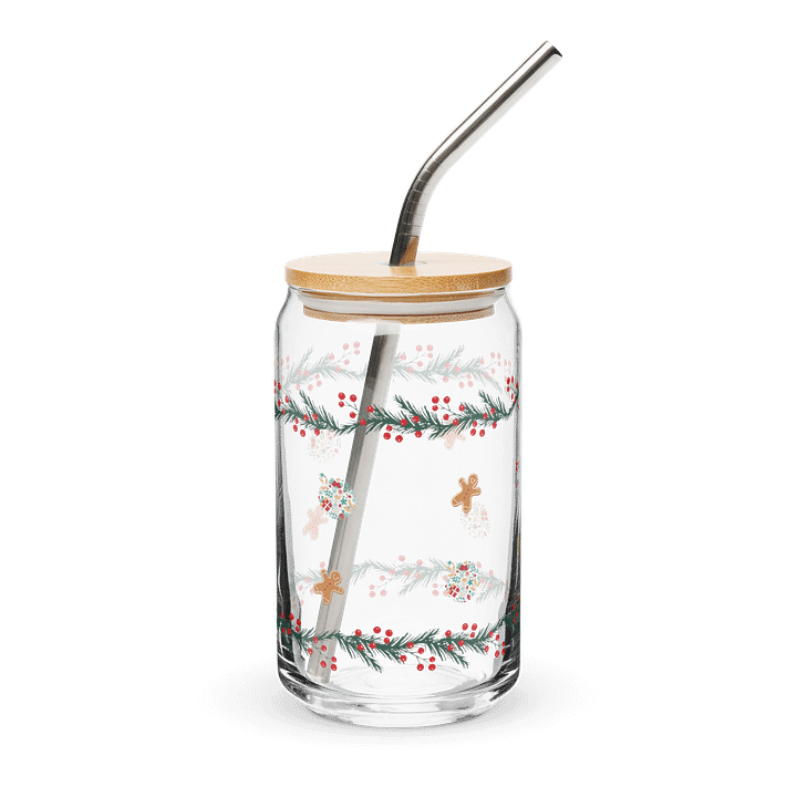 Holiday Cheers Can-Shaped Glass product image (1)