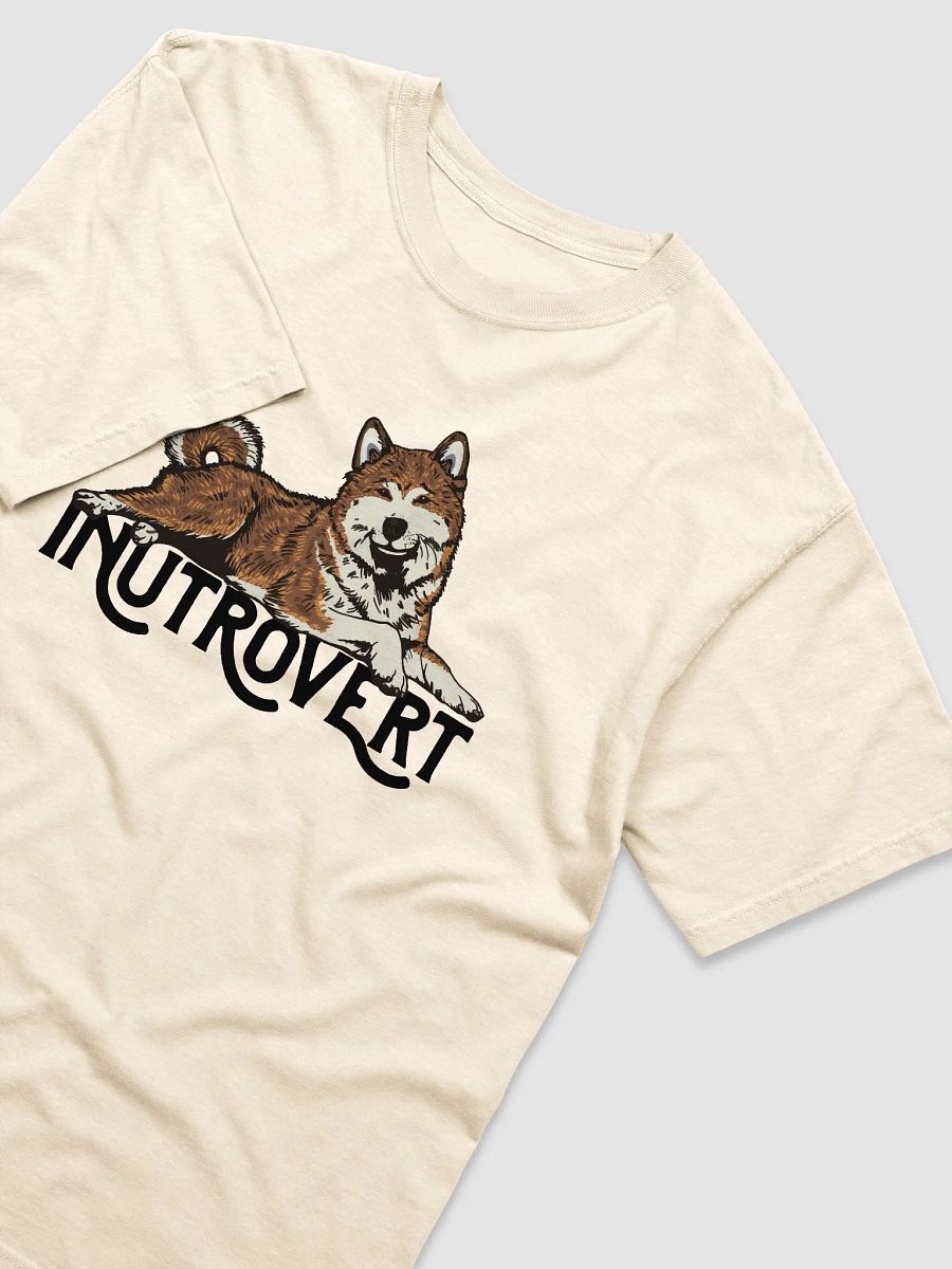 Inutrovert T-Shirt of an Akita Inu (Brindle) | Funny T-Shirt for Akita Paw-rents product image (21)