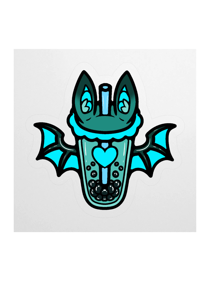 MatchaEXE Blue Bobat Sticker product image (1)