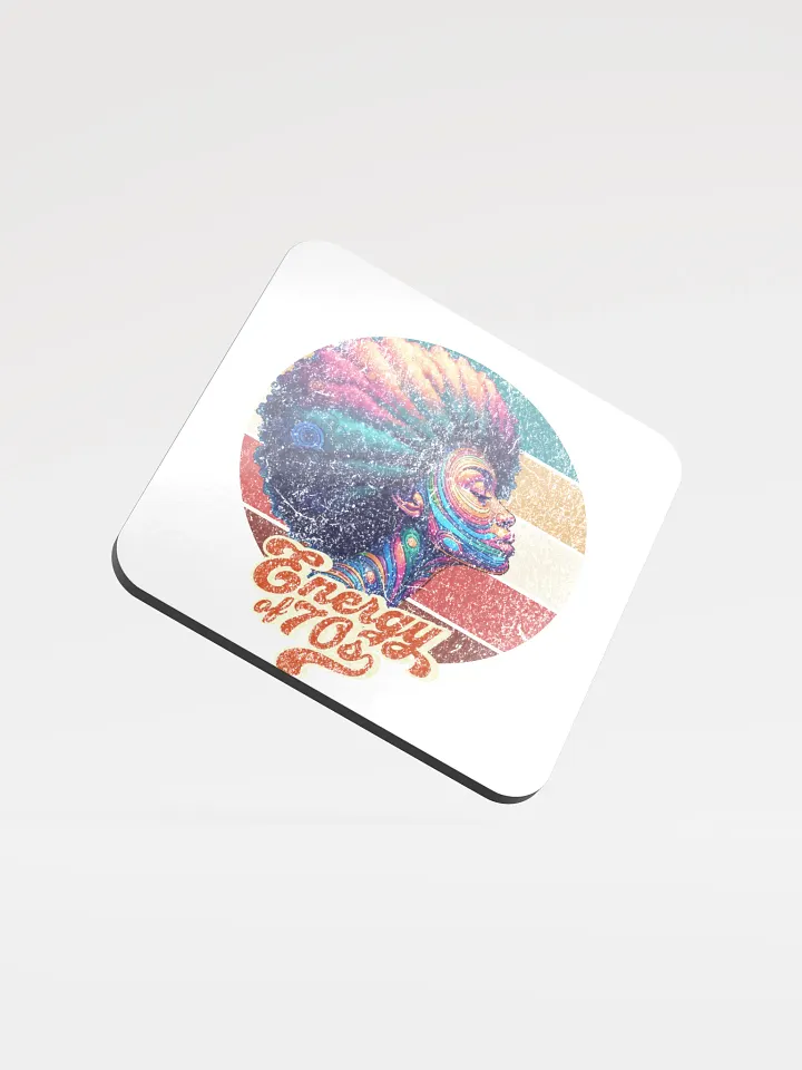 Retro Vibes Cork Coaster product image (1)