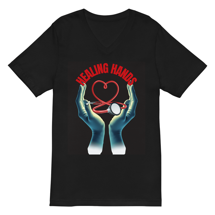 Healing Hands Heart Stethoscope T-shirt product image (3)