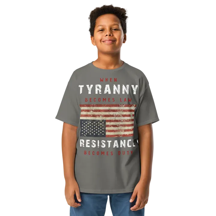 Tyranny Gildan Youth Classic Tee - A product image (1)