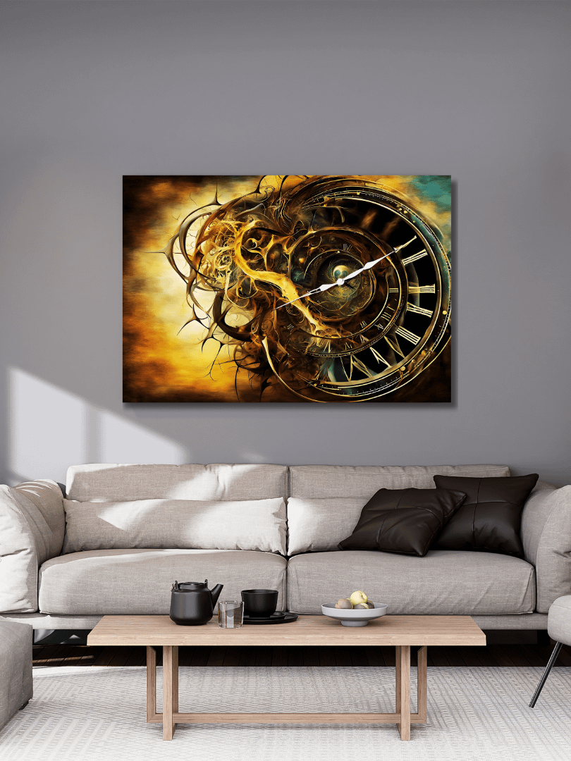 Time Confusion-17 | Canvas Artistic Wall Painting product image (6)