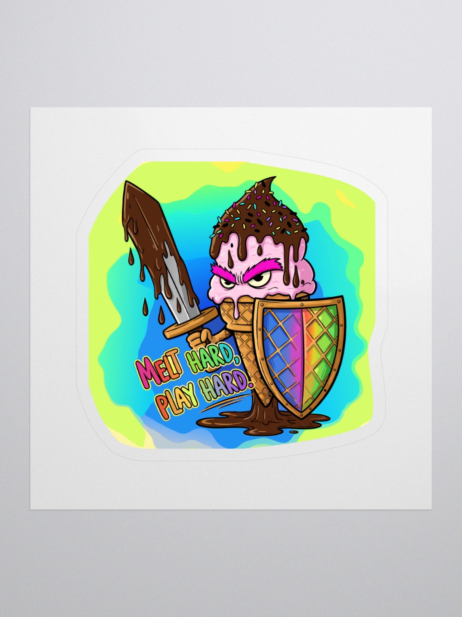 Melt Hard, Play Hard Sticker Set product image (1)