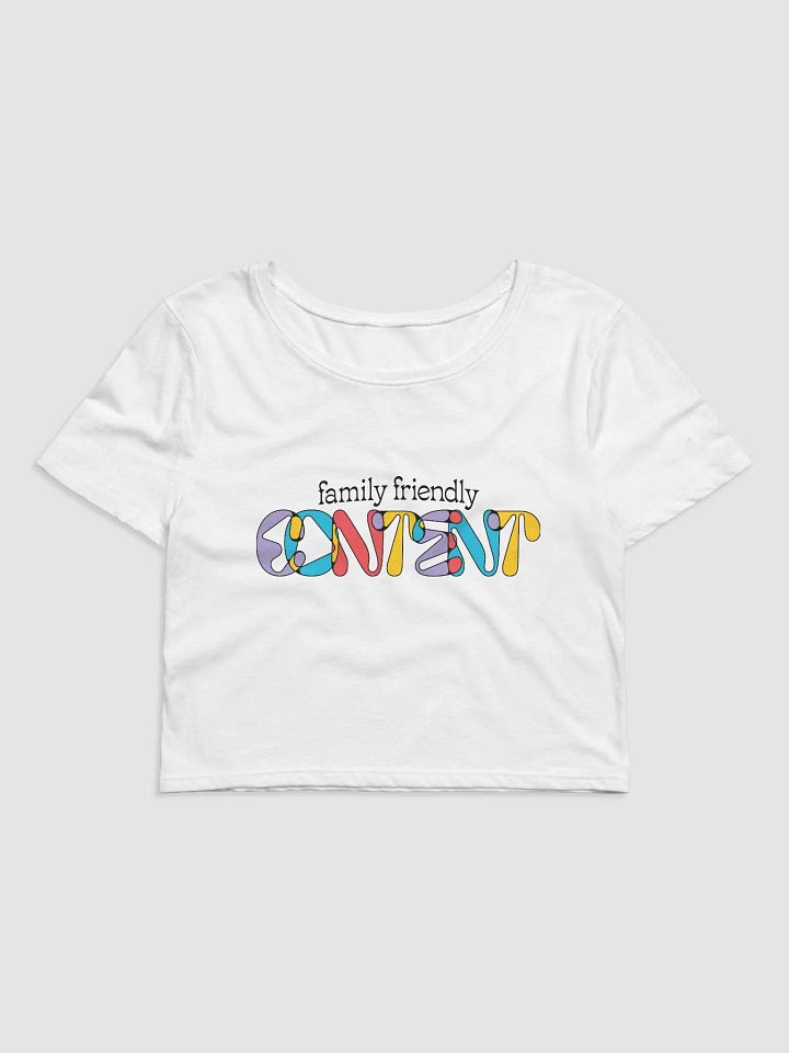 Family Friendly Crop Top product image (1)