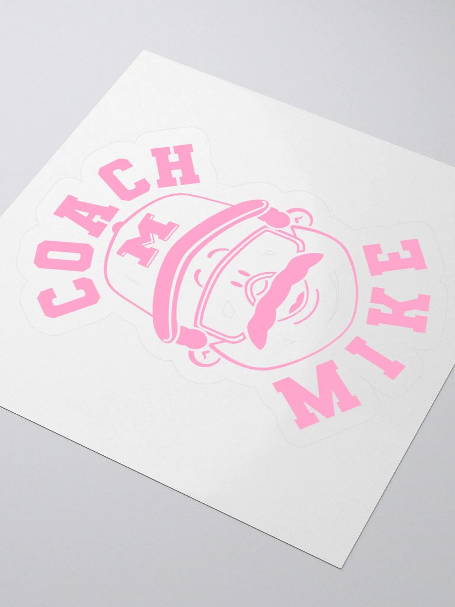 Coach Mike Sticker - Pink product image (3)