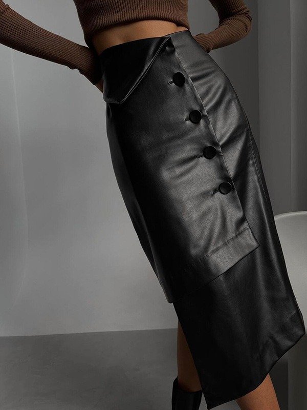 Women's Fashion Design Irregular Hem Single Row product image (1)