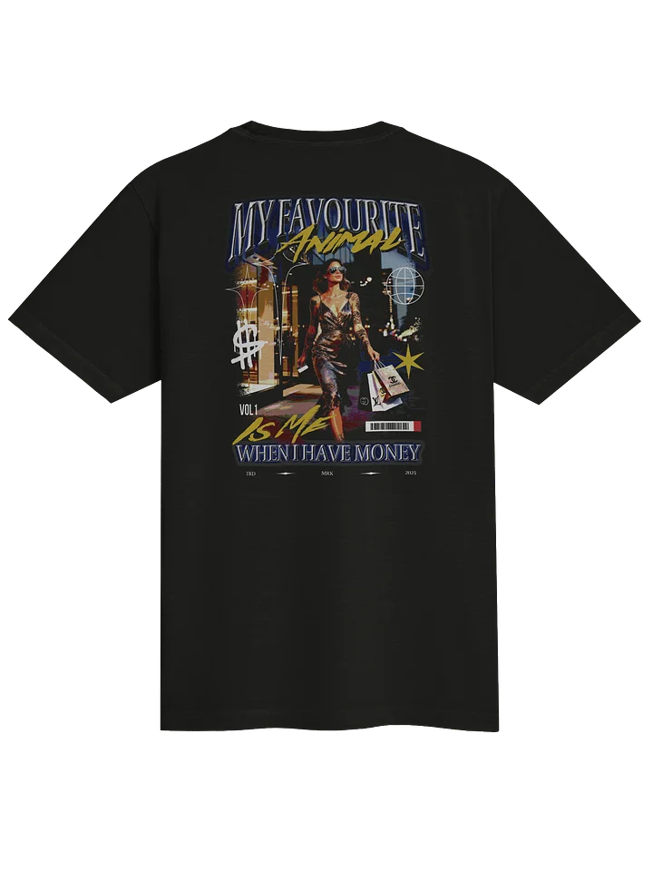 My Favorite Animal Bella+Canvas Unisex Oversized Garment-Dyed T-Shirt product image (2)