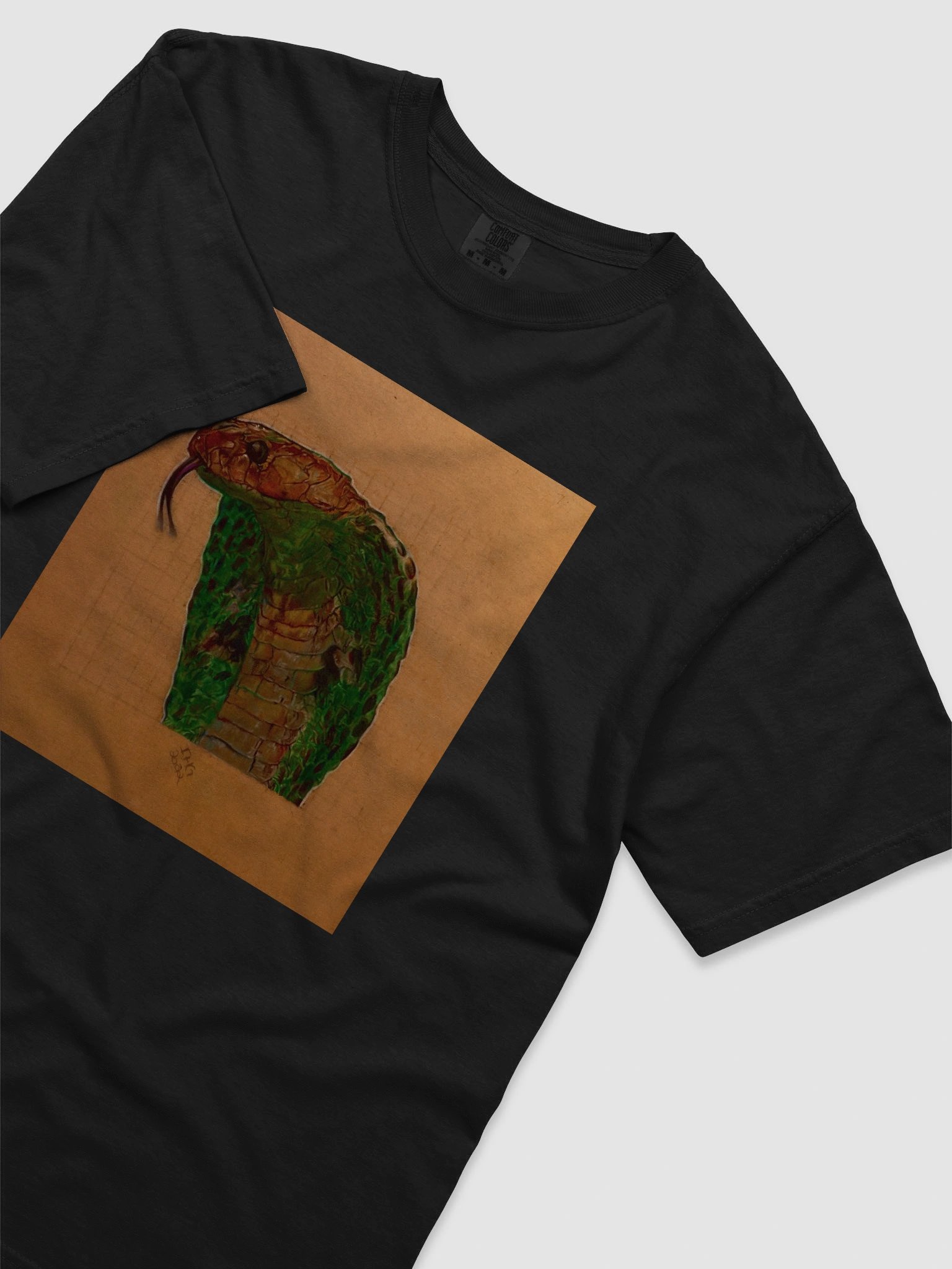 Cobra Colored Pencil Drawing T-Shirt product image (5)