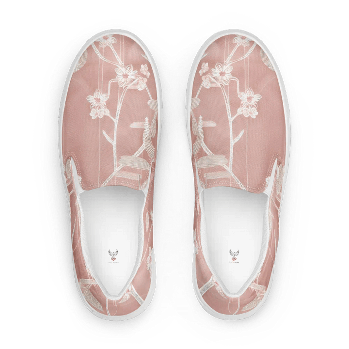 Women's Pretty & Pink Painted Canvas Slip-On Shoes product image (2)