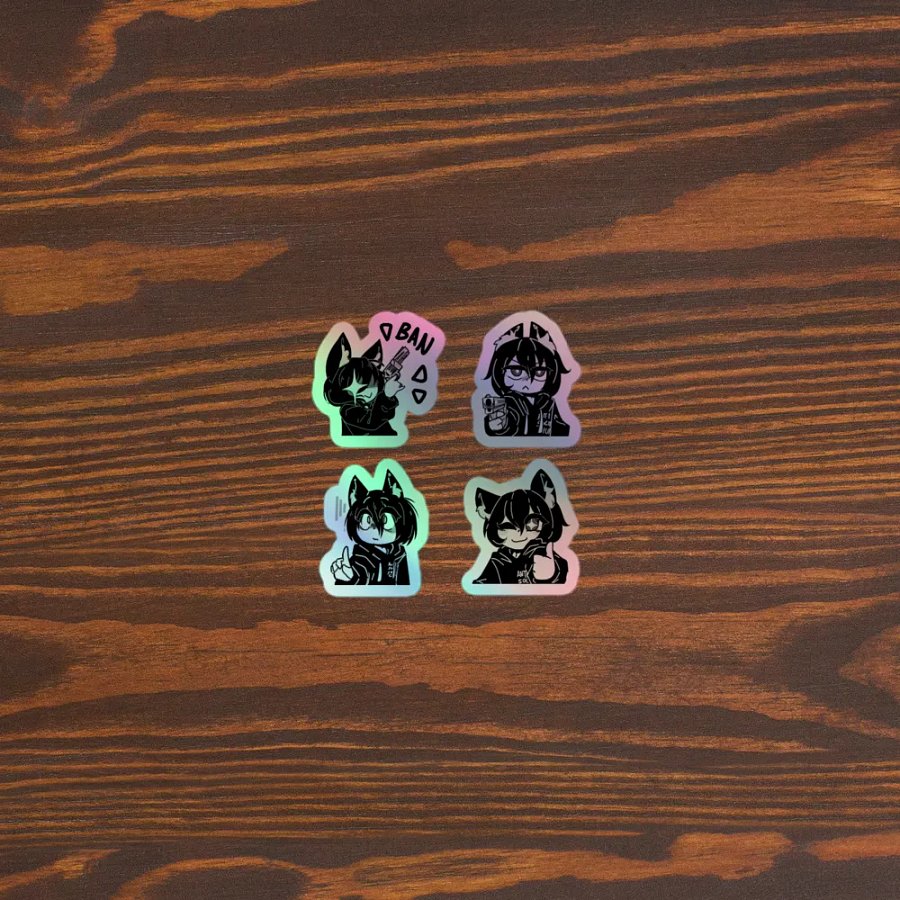 Møri Holographic Emote Sticker Pack 1 product image (5)