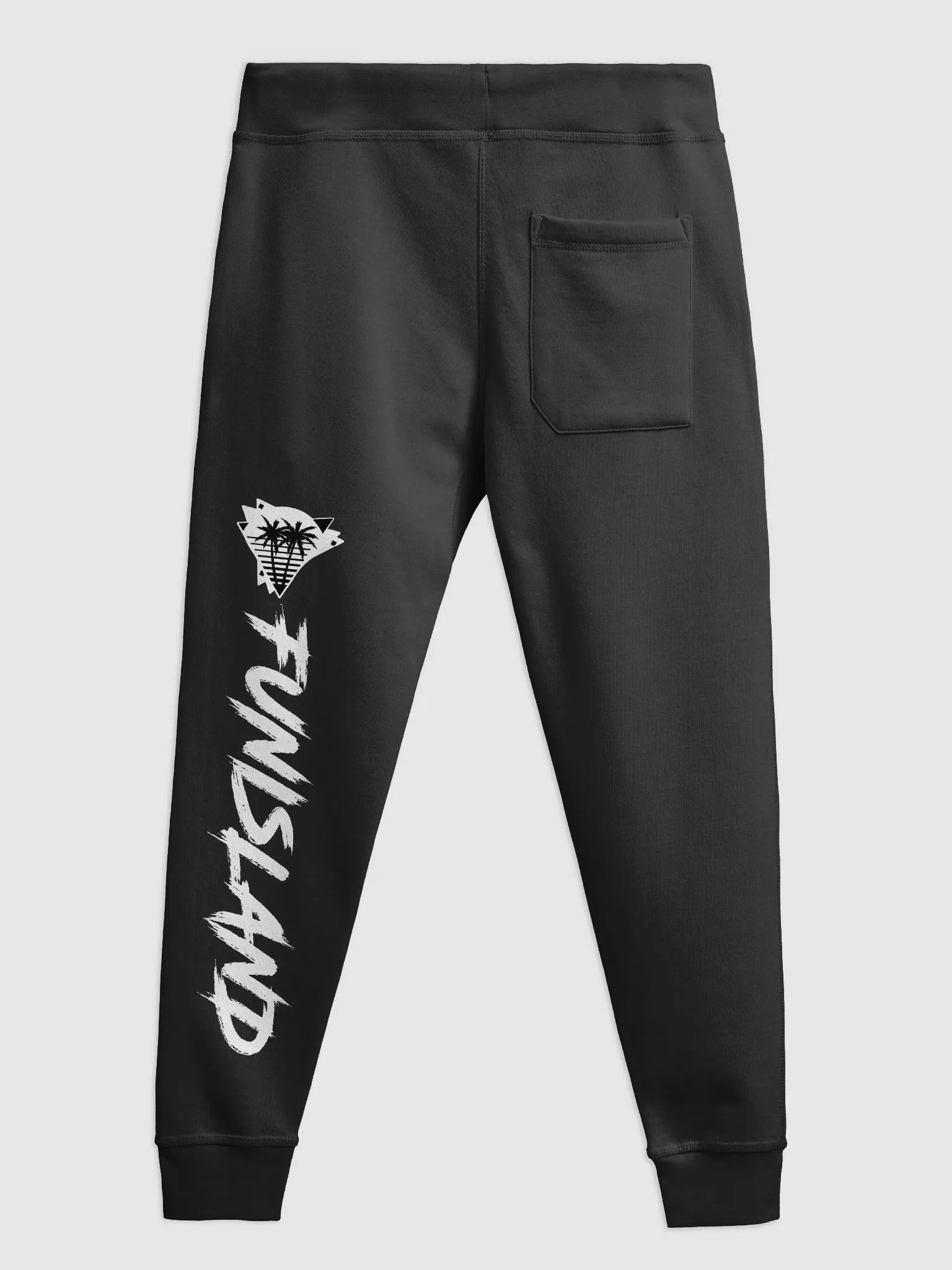 Joggers Black White product image (13)