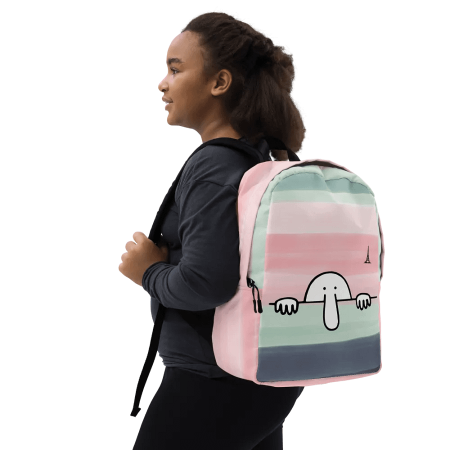 "Kilroy" All-Over Print Minimalist Backpack product image (9)