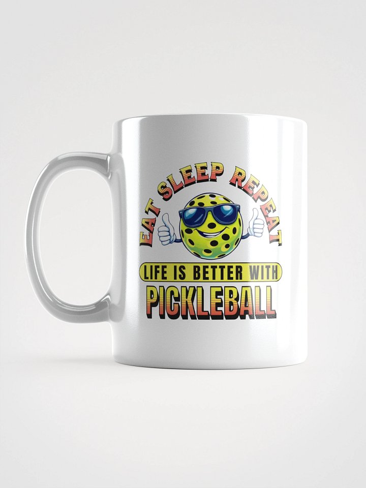 Eat Sleep Repeat Pickleball Thumbs Up Paradise Mug product image (1)