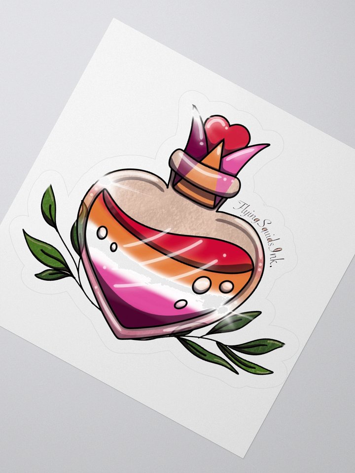 Lesbian Pride Potion- Sticker product image (2)