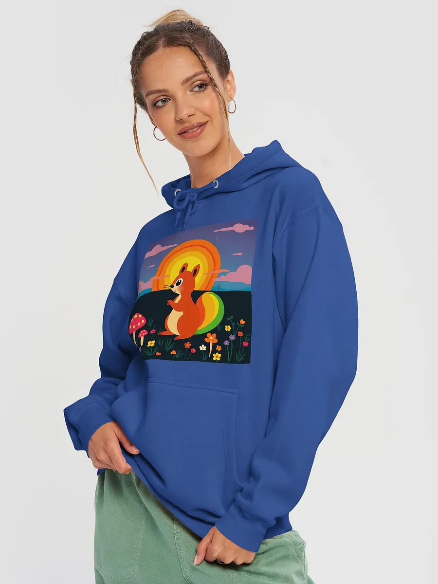 Sunset Squirrel Unisex Hoodie product image (3)
