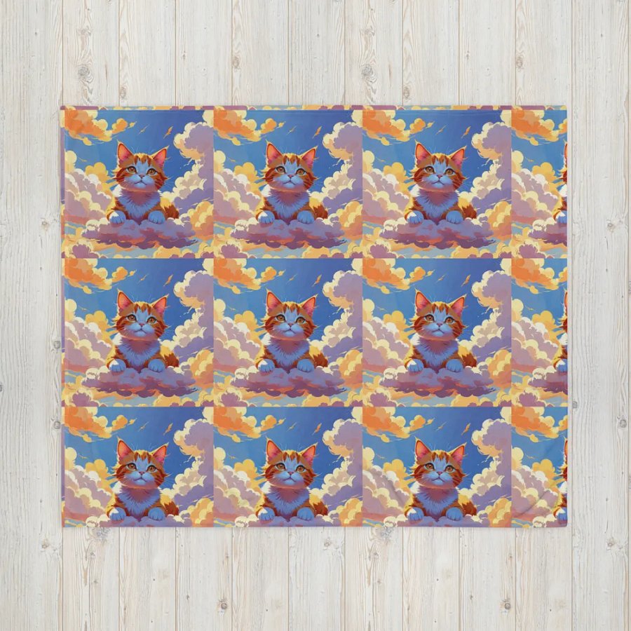 cozy cat blanket product image (16)