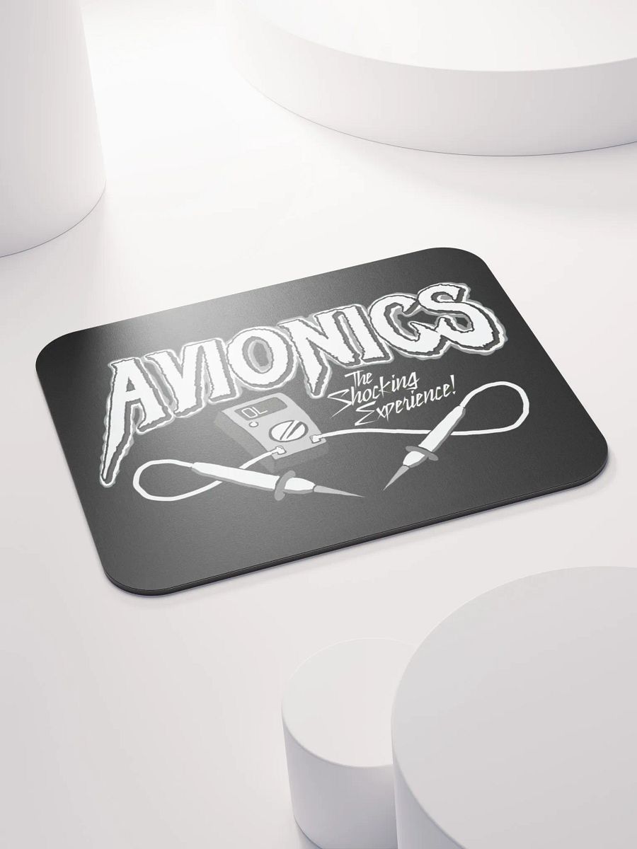 "AVIONICS" B/W Mousepad product image (4)