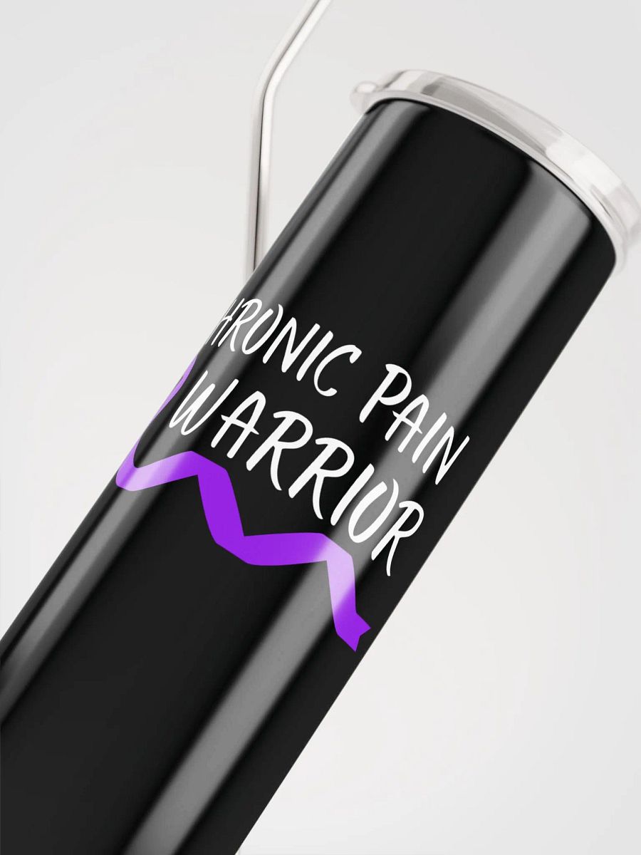 Chronic Pain Warrior Bottom Ribbon stainless steel Tumbler (20oz) product image (5)