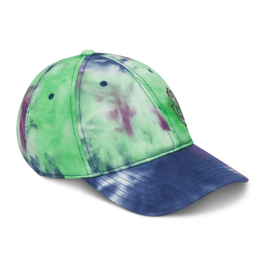 Hamsa Harmony Tie-Dye Dad Hat product image (12)