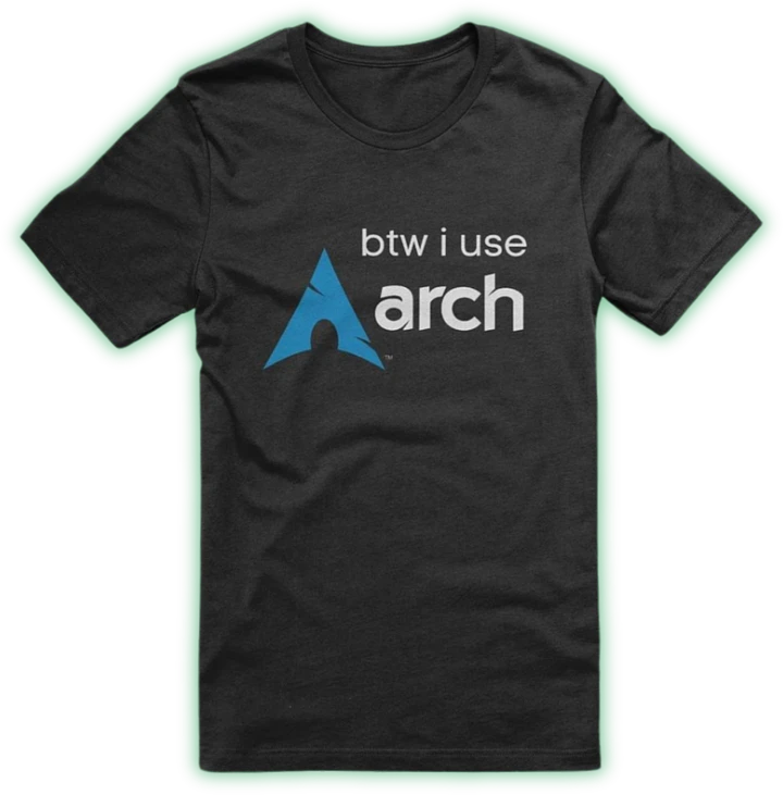btw i use arch Shirt product image (1)
