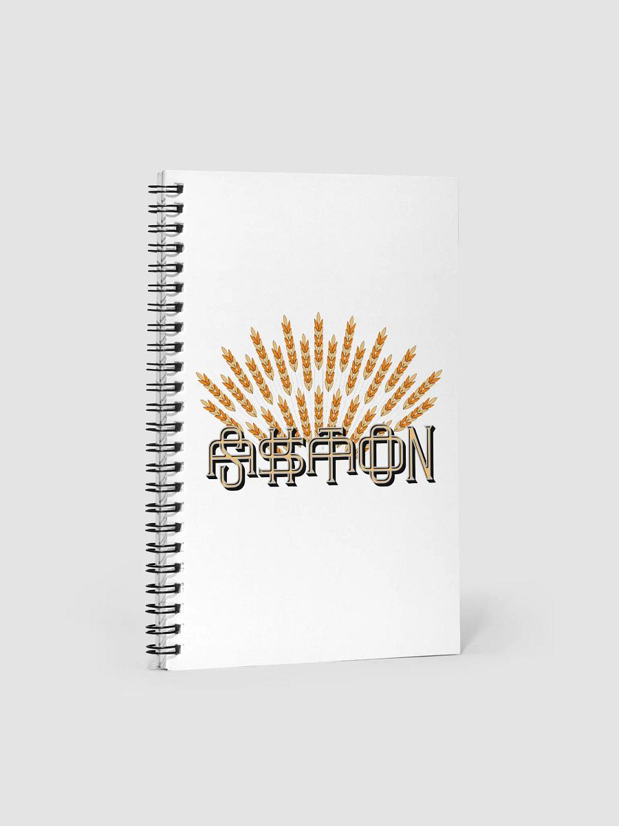 Saskatoon Wheat Golden Spiral Notebook product image (3)