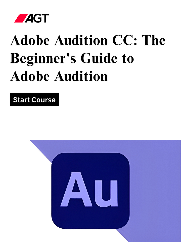 Adobe Audition CC: The Beginner's Guide to Adobe Audition product image (1)