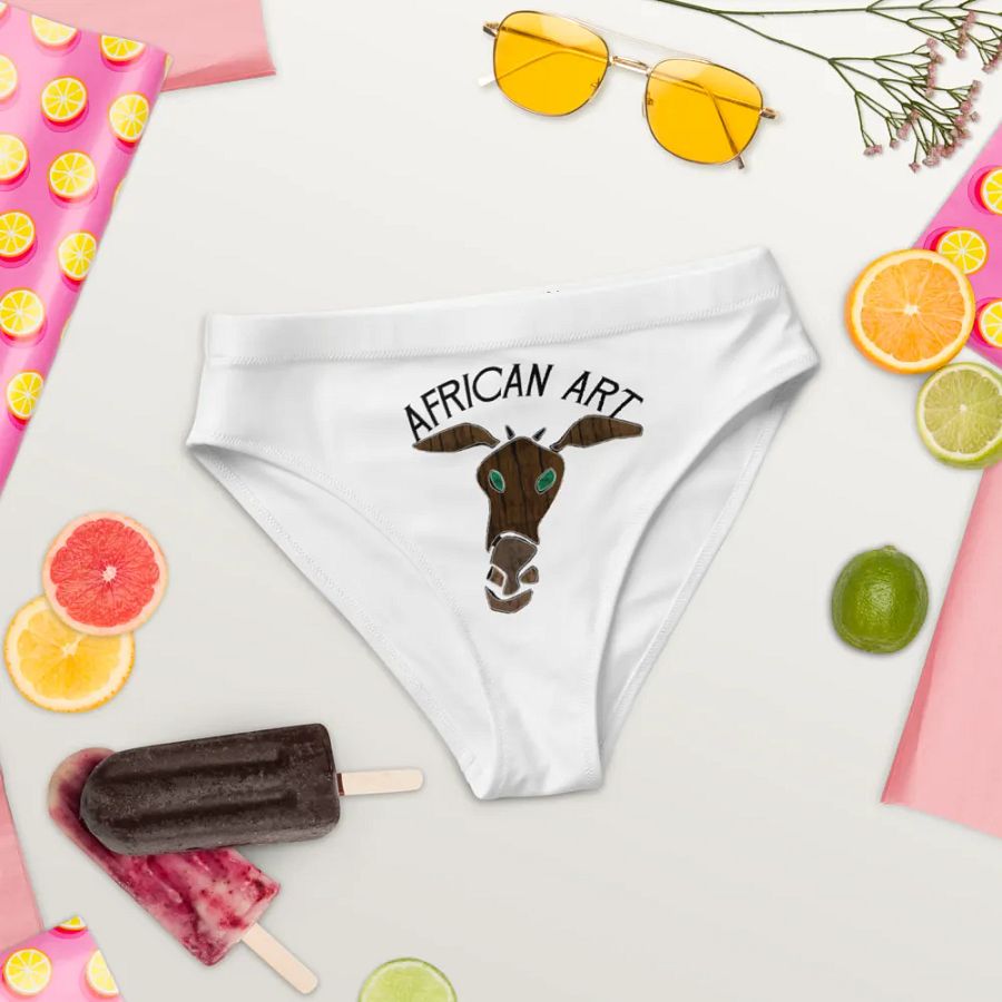 Giraffe Wood Grain Artistic Bikini Bottom product image (4)
