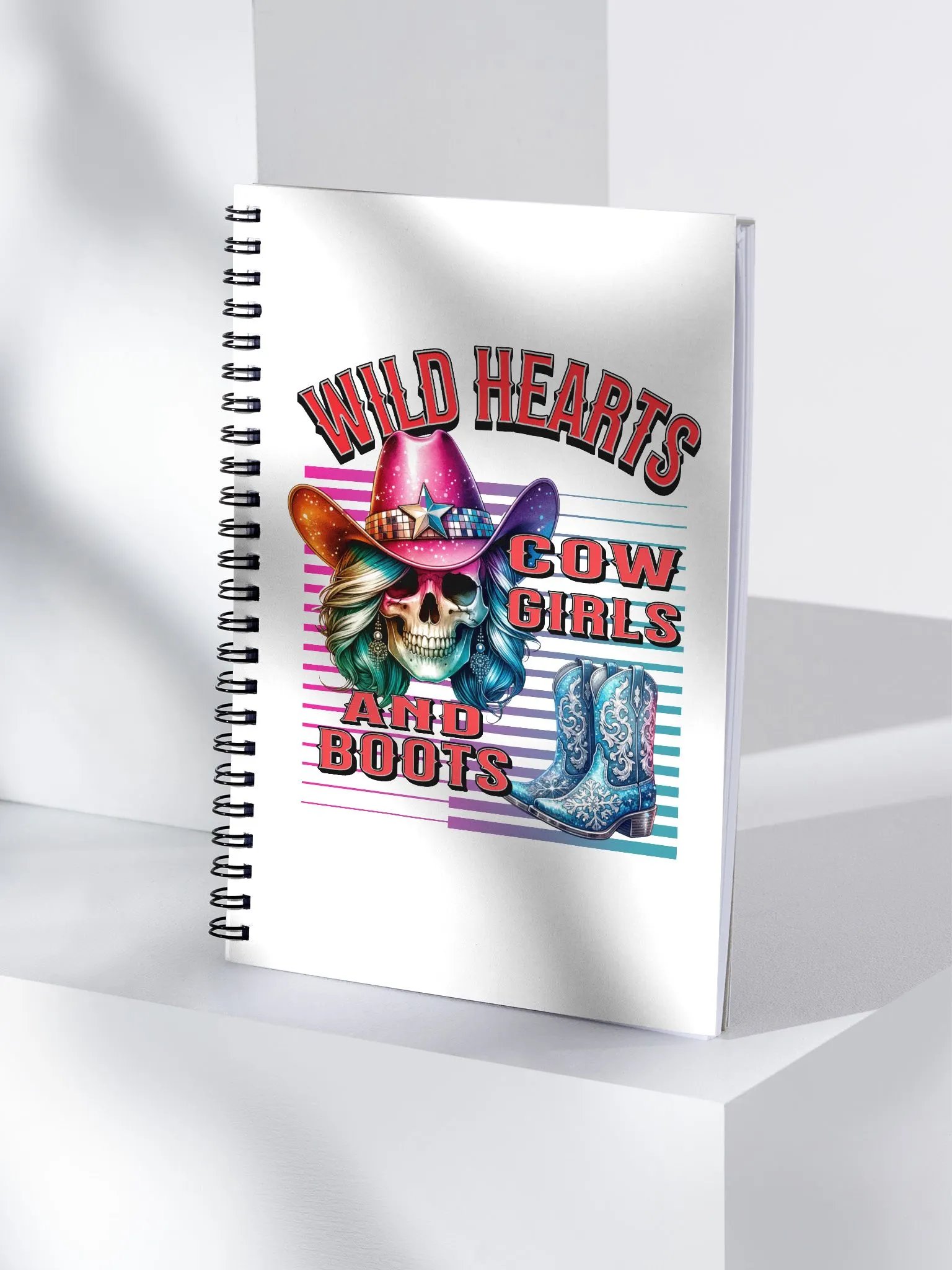 Wild Hearts Cowgirls And Boots Notebook product image (3)