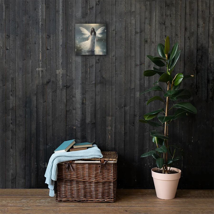 Fairy and Fireflies By Lake Wall Art product image (4)